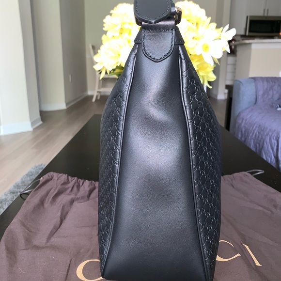 NEW Gucci Guccisima Leather Hobo Bag w/ Dustbag - Picture 4 of 8